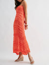 Saturday Scrunch Maxi Dress in Citrus