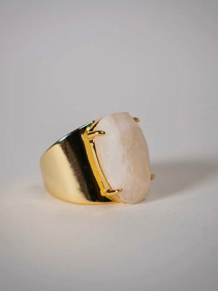 Anillo De Piedra Moonstone Ring