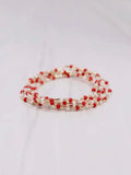 Hardy Bracelet Set in Red