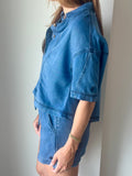 Lenora Shirt in Bleu Jean