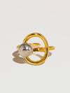 Sibylle Two Tone Round Ring