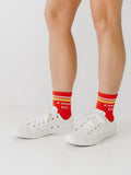 Kansas City Crew Socks in Red