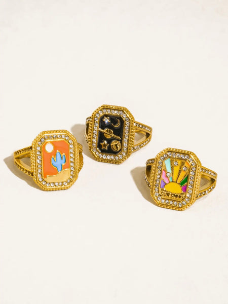 Lulora Statement Ring in Multi