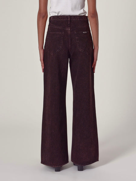 Relaxed Sailor Long Pant in Chocolate Denim