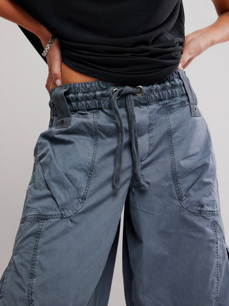 Onset Parachute Pant in Steel