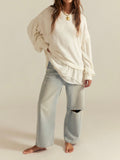 Maddie Long Sleeve in Clean Ivory