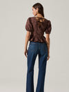 Arely Top in Brown