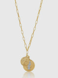 Saint II St. Benedict Coin Necklace