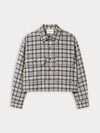 The Patch Pocket Shirt in Tan Plaid