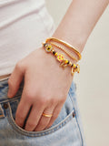 University of Missouri Motif Slogan Bracelet