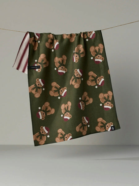 Christmas Bear Luxe Kitchen Towel