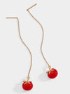 Farmers Market Tomato Threader Earrings