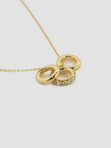 In Threes Pendant Necklace