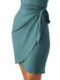 Archer Dress in Dusty Teal