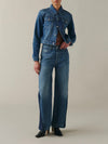 NCE Wide Leg Jean in Split Rinse