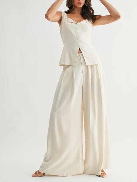 High Power Pants in Cream
