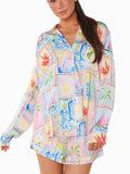 Early Riser PJ Set in Soleil Silky