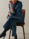 NCE Wide Leg Jean in Split Rinse