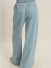 So Soft Drawstring Pants in Light Blue