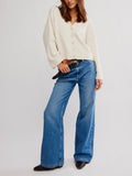 Cool of the Night Cardi in Ivory