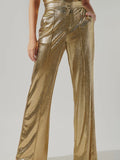 Golden Girl Wide Leg Pant in Gold