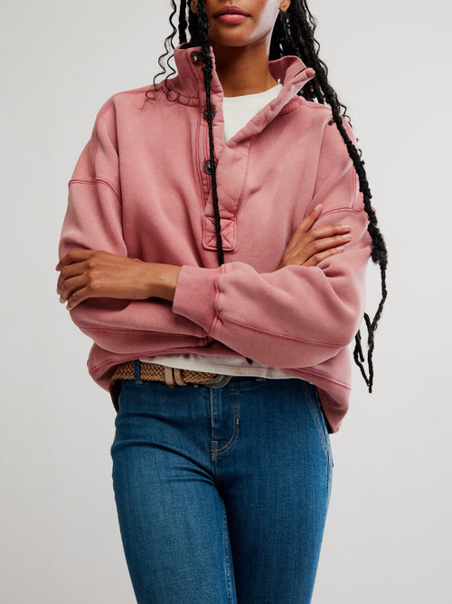 Timeless Pullover in Salsa