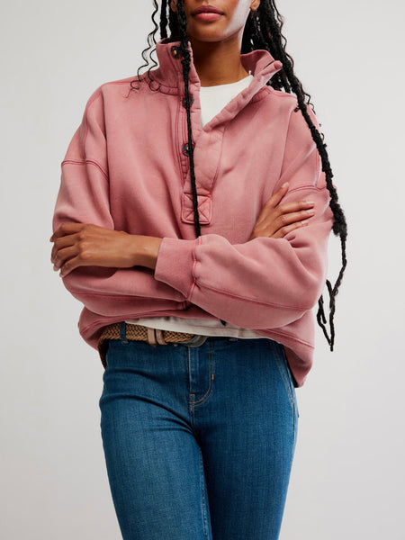 Timeless Pullover in Salsa