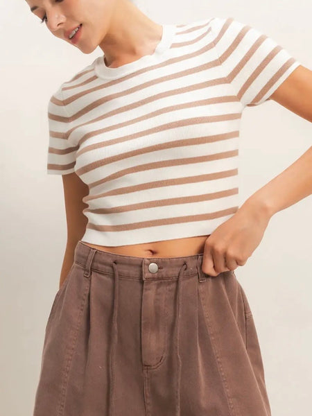 Cinch You Asked Top in Navy