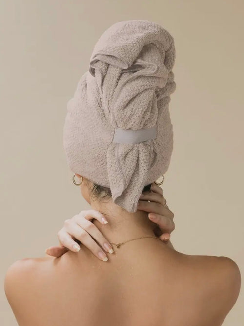 Hero Hair Towel in Latte