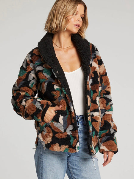 Knoxville Jacket in Teal Camo