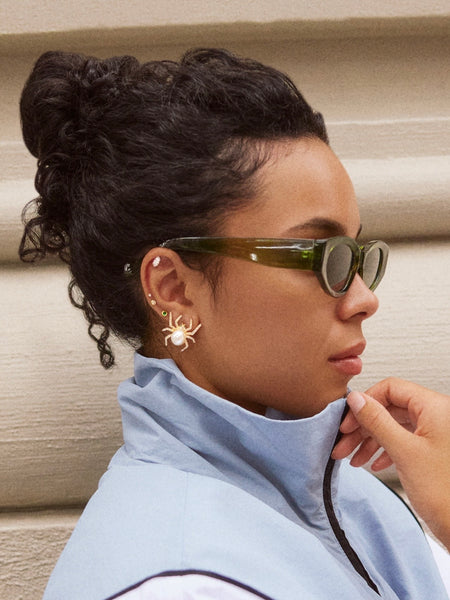 Web Presence Spider Earrings