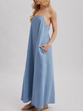 What's The Scoop Maxi Dress in Denim