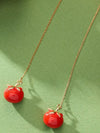 Farmers Market Tomato Threader Earrings