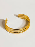 Elodie Stripe Bold Bangle