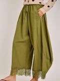 She's The Boss Balloon Pants in Green