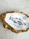 Decoupaged Fresh Catch Shell Ring Dish