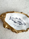 Decoupaged Fresh Catch Shell Ring Dish