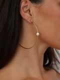 Belize Pearl Hoops