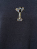 Tini Bit Of Sparkle Sweater in Charcoal