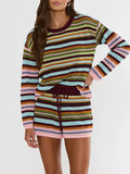 Beach Sweater in Paradise Stripe
