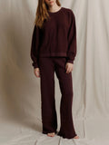Marley Fleece Pants in Cherry Lacquer