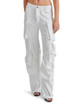 Duo Sequin Pant in White