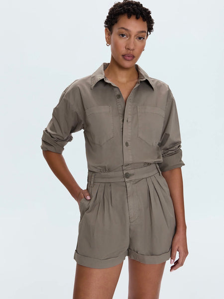 Adelaide Contrast Stripe Jumpsuit in Black