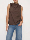 Cinch You Asked Top in Chocolate