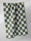 Pear Checker Tea Towel