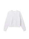 Bowen Button Sweatshirt in White