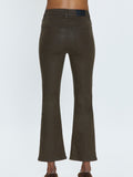 Lennon Slit Pant in Coated Palms