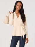 Dayna Wrap Top in Vanilla