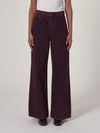 Relaxed Sailor Long Pant in Chocolate Denim