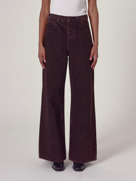 Relaxed Sailor Long Pant in Chocolate Denim